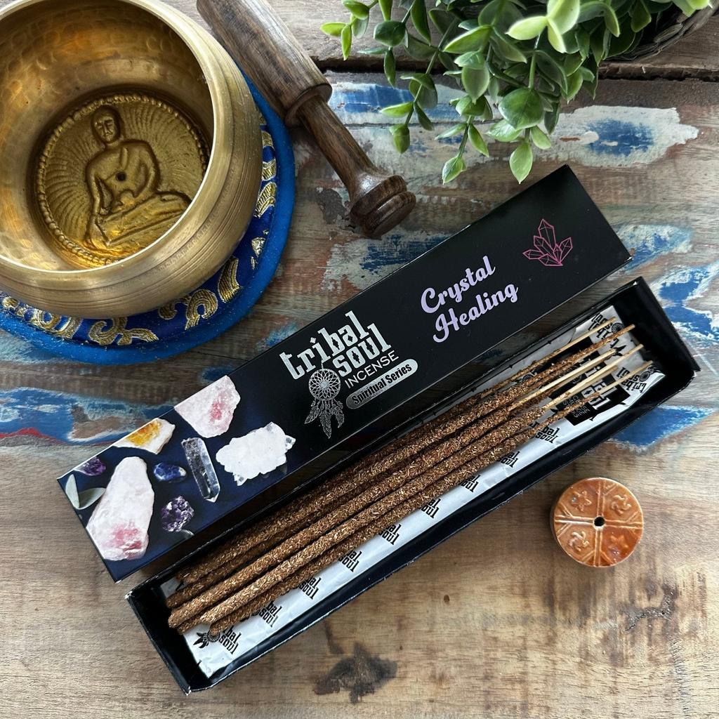 Incense Sticks With Burner Crystal Healing Tribal Soul