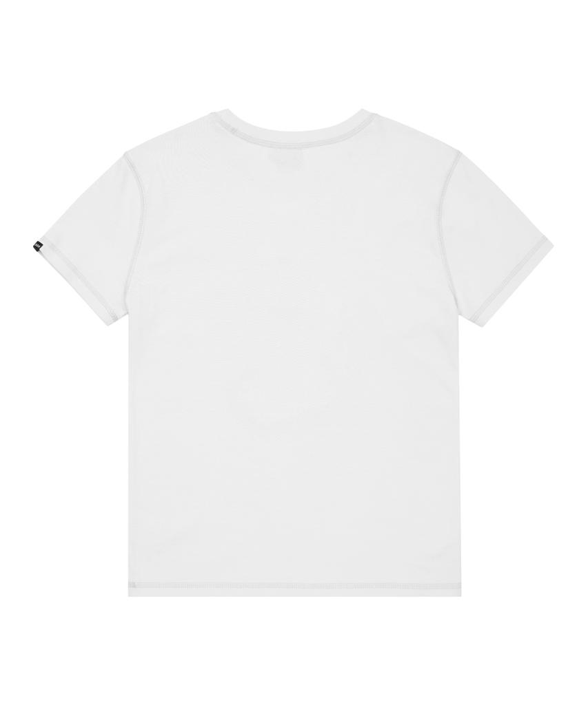 AAKAM Big Patch Cros2 Half Top (White)