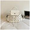 Schoolbag high value polka dot backpack 1011 summer new large capacity junior high school student schoolbag college student commuter backpack