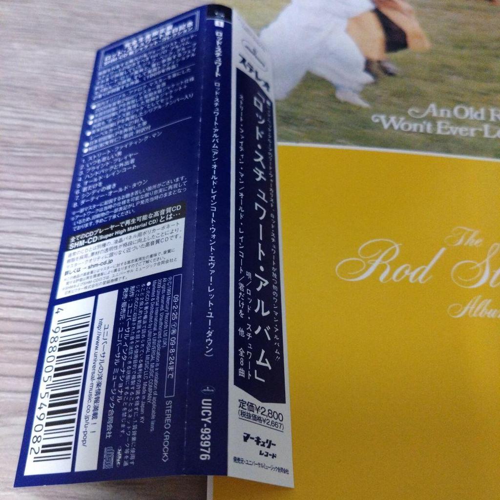 [USED] Paper jacket SHM-CD Rod Stewart album rod stewart