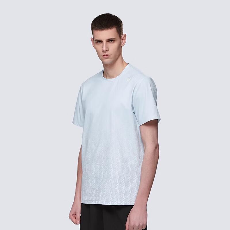 HALTI Men s Summer Outdoor Sport Gradient Round Neck Short Sleeve T-Shirt HTSEA53336S 185