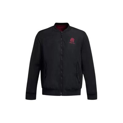 Curry X Bruce Lee Collaboration SS24 Spring Collection Reversible Fleece Zippered Stand Collar Jacket Чоловічі куртки 1383730-001