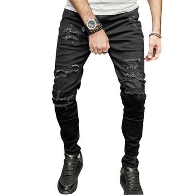 Calça Jogger Jeans Rider Masculina Petit de Français, Calça Jeans Rasgada Masculina, Calça Skinny, Tamanhos Grandes, Calça Jogger D-45 (32)