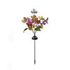 Solar Butterfly Flower Tree Stake Lights, Outdoor Garden Decorative Lights, Artificial Flower Branch Lamp for Patio Yard Festival