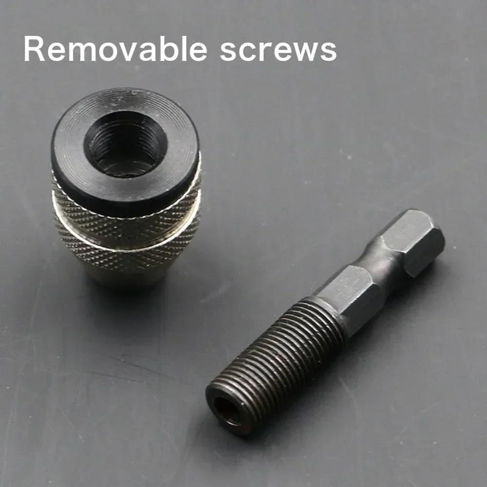 Mini Keyless Drill Chuck Adapter 0.3-3.4mm 1/4 Hex Shank for Easy Bit Changes Perfect for DIY Home Improvement ProjectsGood product