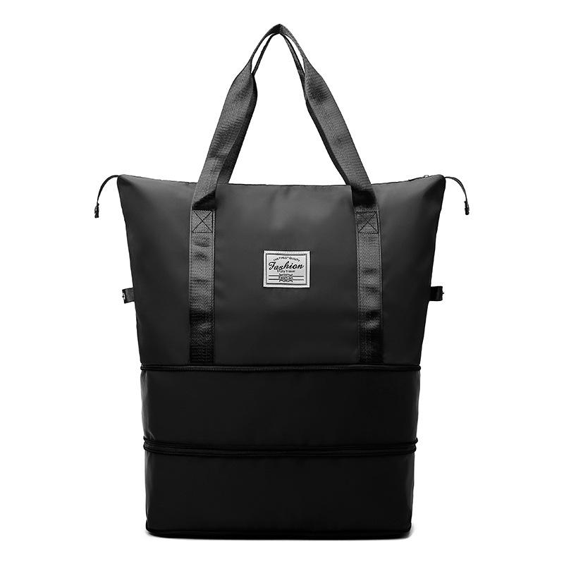 Expandable Travel Luggage: Multi-Function Bag with Wet/Dry Separation for Fitness, Sports, Maternity, and More