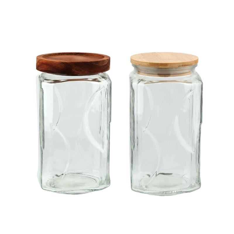 Glass Candy Jar Kitchen Grains Moisture-proof Snacks Dried Fruits Tea Storage Bottle Multifunctional Food Storage Container New