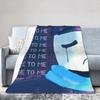 Azuretime & Timeazure Forsaken Blanket Warm Pattern Plush Throw Blanket For Kids Living Room Flannel Bedspread Bed Cover