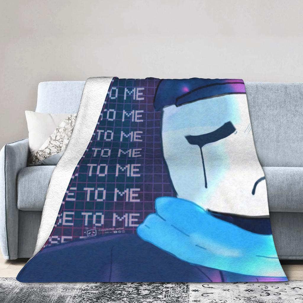Azuretime & Timeazure Forsaken Blanket Warm Pattern Plush Throw Blanket For Kids Living Room Flannel Bedspread Bed Cover