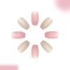 Pack of 24 Press On Nail Pink Color Flash Glitters Artificial Nail Comfort Fit for Long Term Use Fashion Accessory