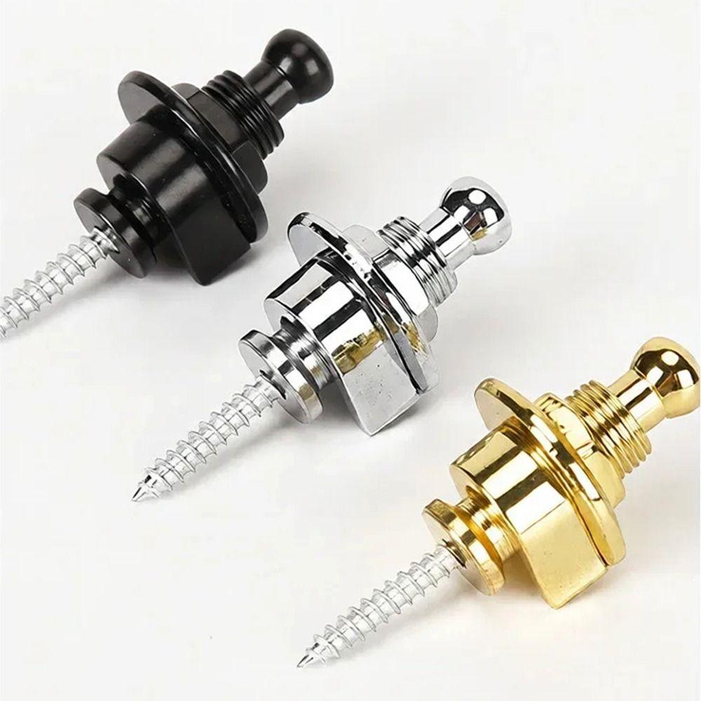 1 Peça Botões de Pino de Travamento de Metal de Liga Premium Pinos de Travamento para Guitarra Baixo Acústica