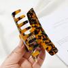 Women Hair Accessories Fashion Large Size Rectangle Acetate Hair Claws Colourful Marbling Ponytail Acetic Claw Clips For Girls