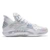 Anta Shock Wave 5 Heritage Low top Slip Resistant Abrasion Resistant Basketball Shoes Women's Gray Silver 122331106-7