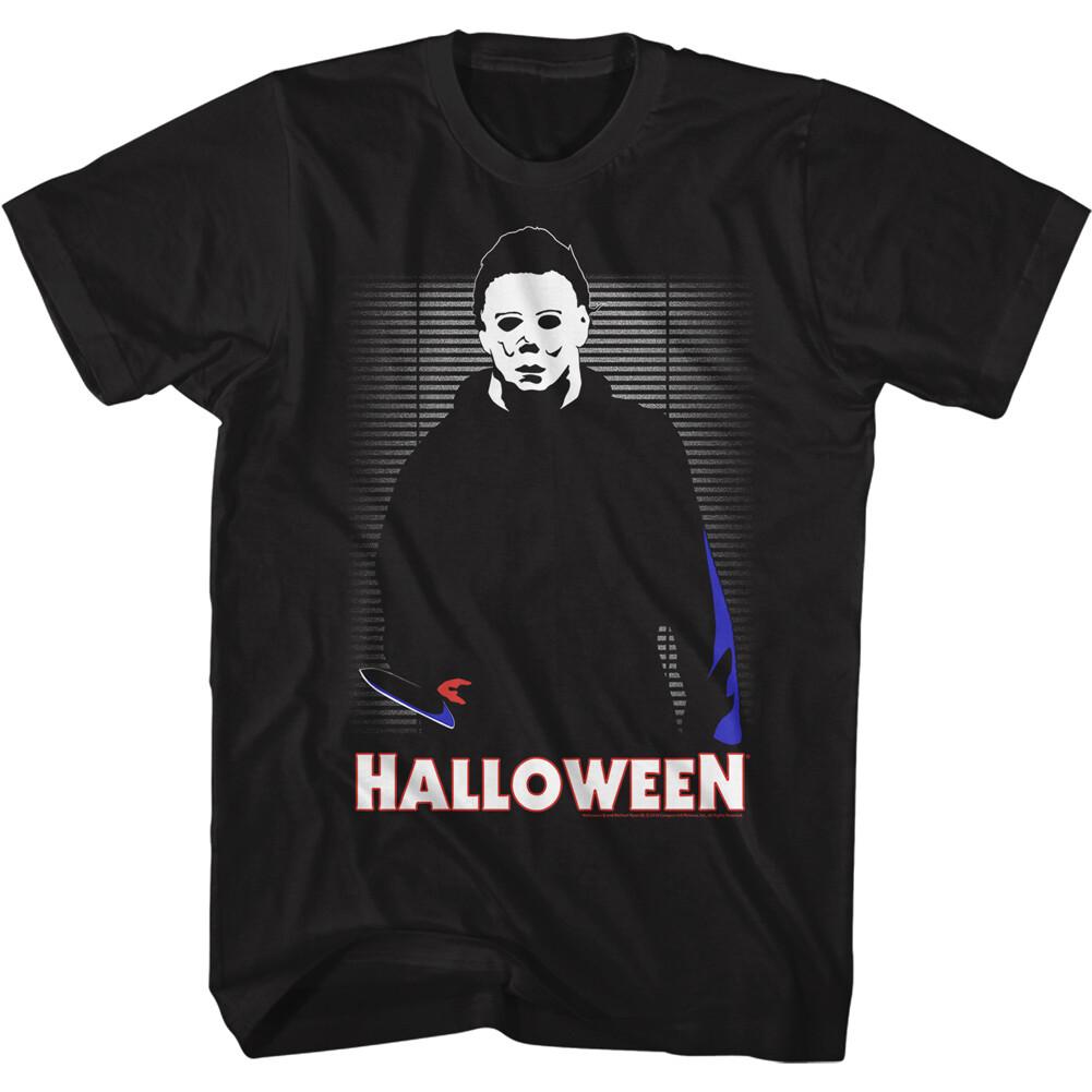 Halloween Horror Movie Boogie Man Michael Meyers In The House Men T Shirt XL
