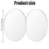 100/50/25 BUC Placă Blank Circulară Acrilică Transparentă 2/3/4/6" Disc Acrilic Rotund pentru Proiecte de Artă Pictură Copii Meșteșuguri DIY Grosime 1/2mm