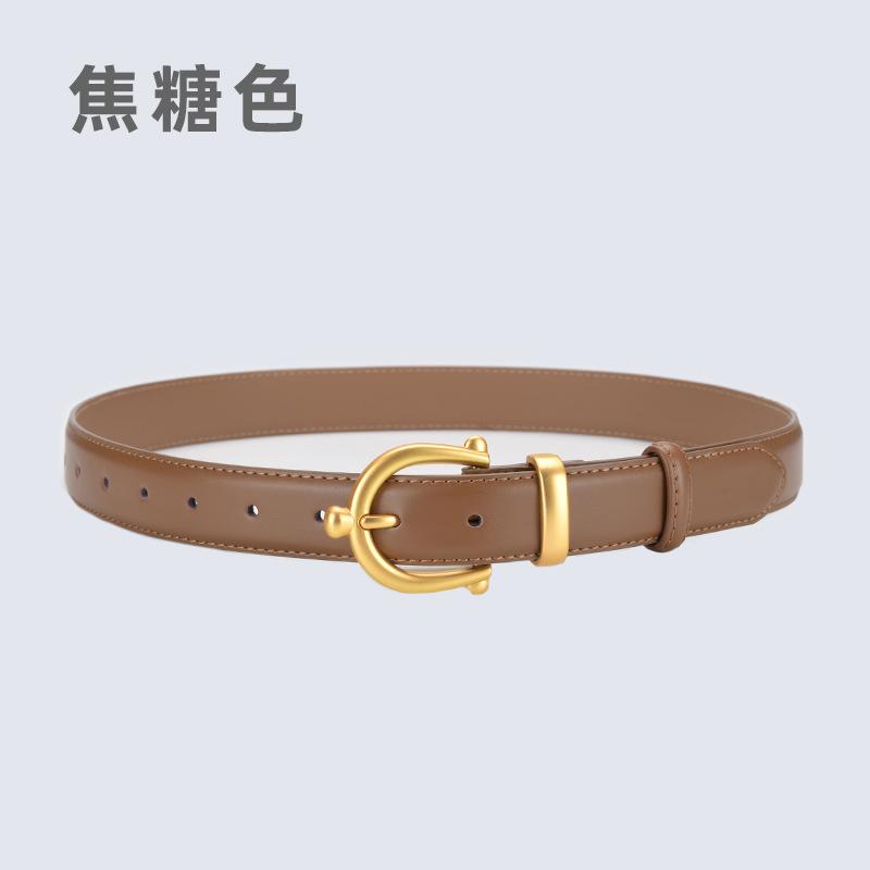 Four Seasons Available New Belt Women'S Jeans Simple And Versatile Belt New Decorative Fashion Student Pants Belt