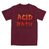 Funny Acid Bath T-Shirts Men Women's Cotton Sludge Metal Band Tee Shirt Graphic Printed Clothing