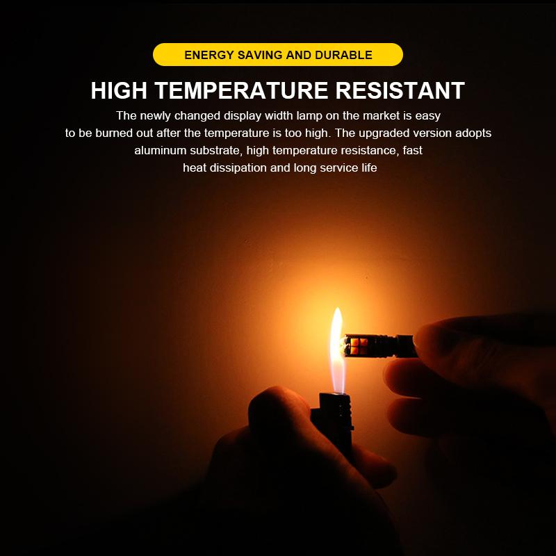 For 2pcs W5W T10 LED Bulbs Canbus For Car Parking Lights Interior Light 3030 Chips Turn Signal License Plate Light Clearance Lights