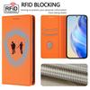 Husă tip portofel pentru Xiaomi Redmi Note 13 Pro+ 5G cu blocare RFID, piele cu textură litchi, husă mobilă