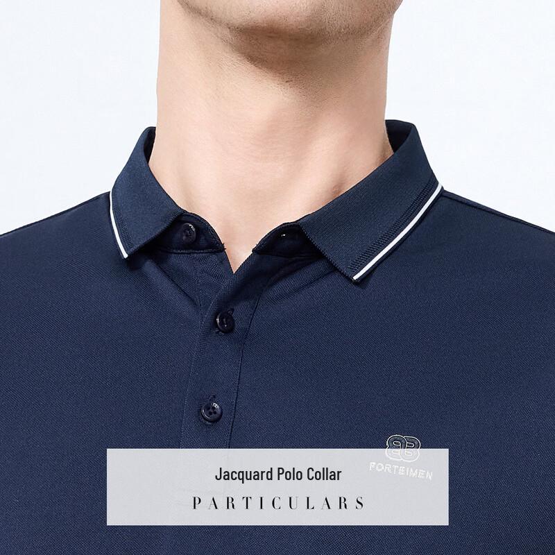 FORTEI Men's 7A Antibacterial Cool Pique Polo Shirt