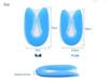 Silicone U-shaped Heel Pad for Pain Relief and Shock Absorption