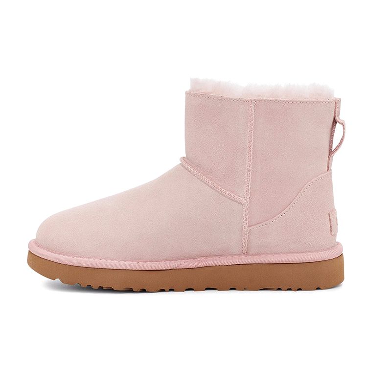 UGG Classic Lace Mini Suede Warm Durable Comfortable Versatile Snow Boots Women Boots Crystal-Pink 1103756-PCRY