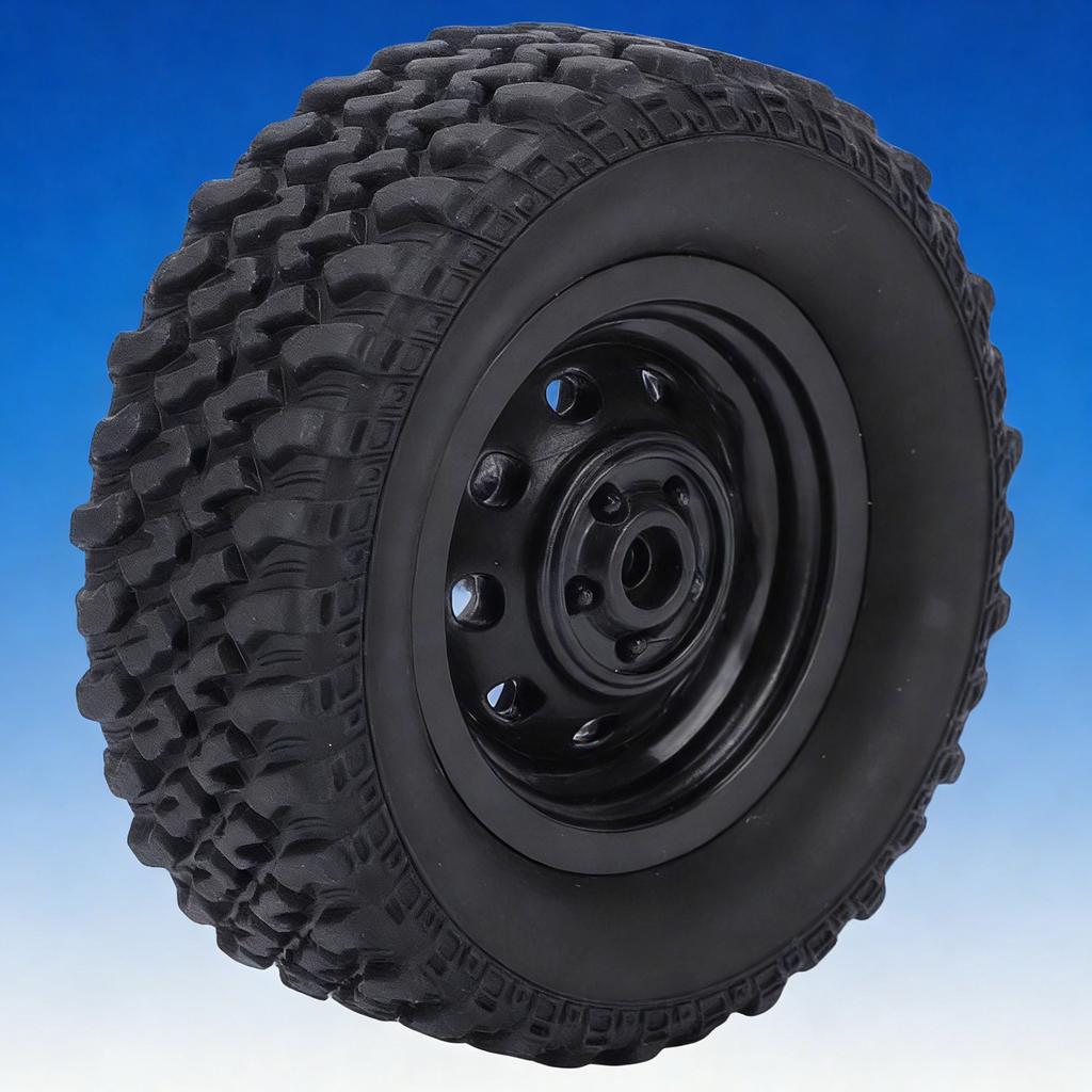 4 Upgraded Wheel Tires Replacement for MN82 LC79 1 12 Replacement for WPL 1 16 RC Car Model Parts Advanced Design with