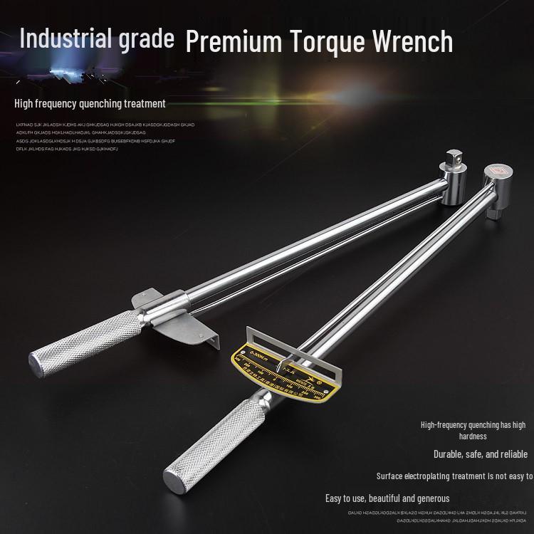 

Adjustable Torque Wrench - Professional Pointer Type for Auto Repair WENTE Pointer Type Torque Wrench 0-300N.m