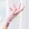 Lady Sunscreen Ice Silk Gloves Female Summer Sun Protection Gloves Fashion Cycling Driving Running Mittens Thin Anti-UV Gloves