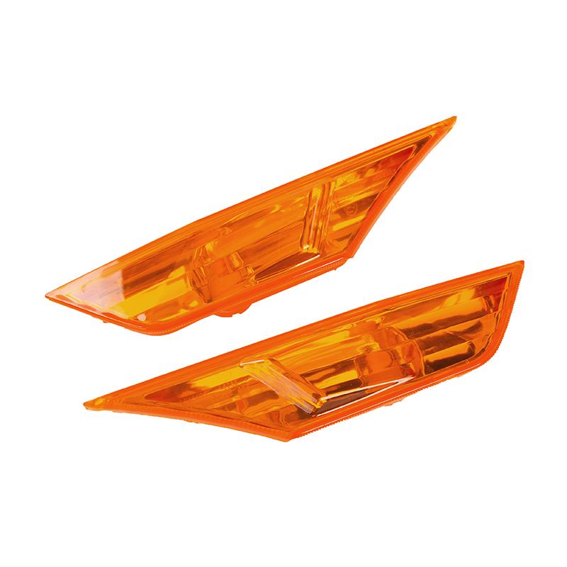 1 Pair Lens Front Bumper Side Marker Light Lamp Housing Fit for Honda for Civic 2016-2021 Sedan Coupe Hatchback Car Replacement Auto Parts