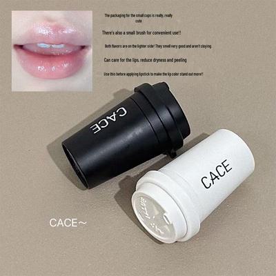CACE Peach Honey Lip Mask - Moisturizing Care with Small Spoon for Dry, Cracked Lips.