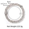New Geometric T Infinity Necklace Boys Premium Personality 15mm Diamond Pendant Cuban Chain