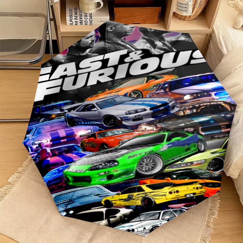 Fast & Furious: Street Racing Automatic Umbrella - Suitable Travel Portable Umbrella Outdoor sun shading umbrella Suitable For All Seasons