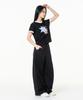 MOZMOZ Star Patch 2-Type Ringer Short Sleeve T-Shirt 2 Colors