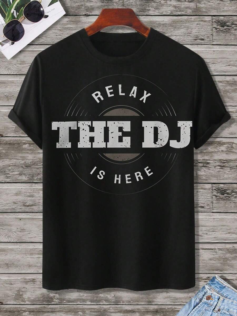 

Relax The Dj Is Here Graphic T Shirt For Unisex XXL