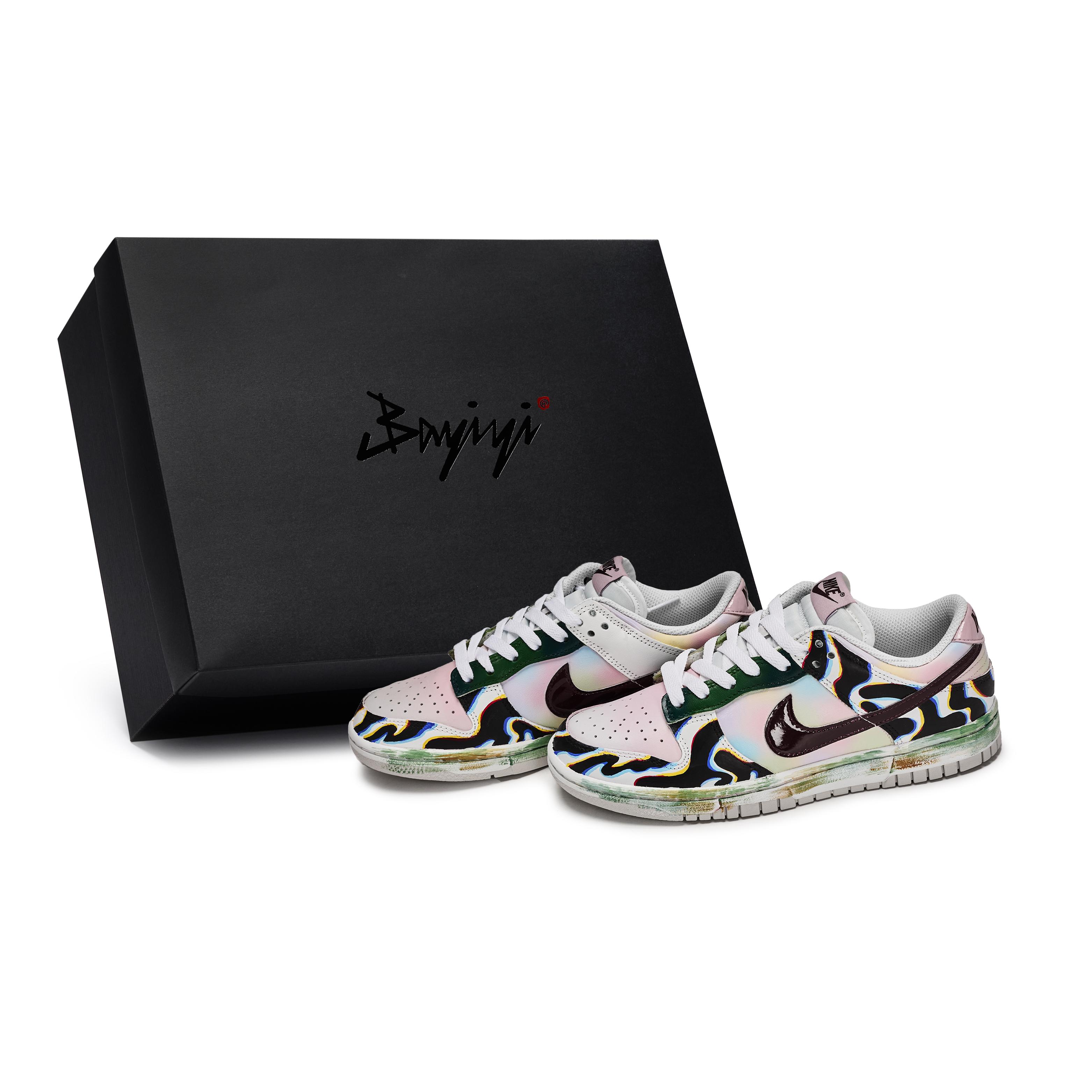 

Nike Dunk Skateboard Shoes Women s Low Top Black/Pink/Brown/Yellow/Blue IM6025-121(Team80-S-BOX) 37.5