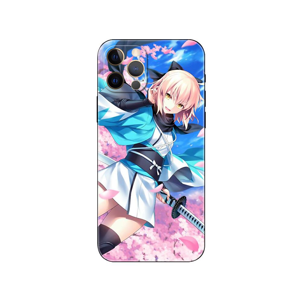 Astolfo Phone Case for Iphone 5 5s 2020se 6 6s 7 8 Plus X 10 XR XS 11 12 13 Mini Pro MAX Black Tpu Back Cover