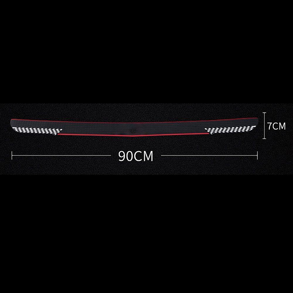 90*7cm Bil Bakre Bagageutrymme Skydd Stötfångare Gummi Anti-repa Bil Dörr Sidokjol Auto Tillbehör Halkfri Matta Skydd Bakre Gummi Stötfångare
