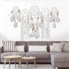 Macrame Dream Catchers 5 Pieces White Boho Wall Hanging Dream Catcher Baby Shower Decorations For Wall Hanging Home Decoration
