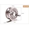 Aluminium Fly Fishing Reel 40# 50# 60# Left/Right Hand Interchangeable CNC Machine Fly Ice Fishing Wheel for Winter Fisherman 260319