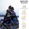 1pc Transformer Robot Theme Design Flannel Blanket - 3D Printed Soft Warm, All-Season Lightweight Throw for Camping Travel Bed-080743