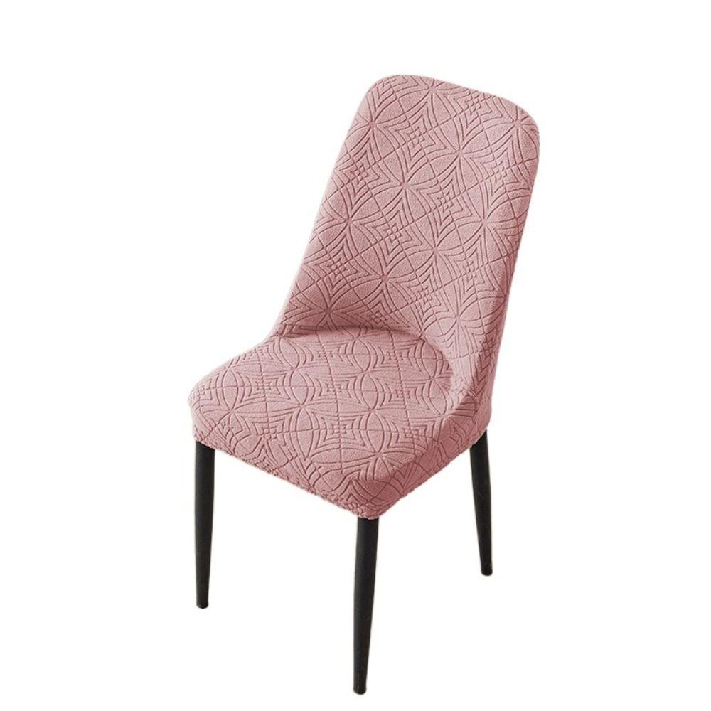 

Protective Case Elastic Jacquard Chair Cover Dustproof Soft Seat Cover Universal Thicker Chair Cushion Home/office розовый