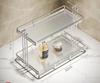 Stainless Steel Frame Acrylic Marble Storage Tray Home Room jewelry Makeup Perfume Tea Cup Storage Aromatherap Plate Tray Rack