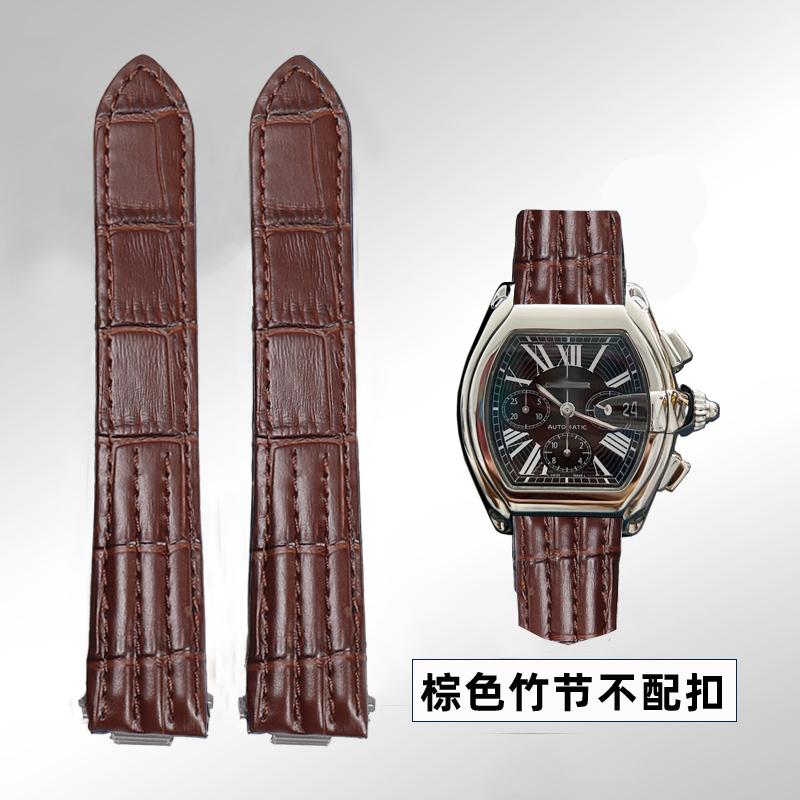 19 мм 20 мм Для Cartier Roadster W6206018 W6206017 Ремешок для часов из натуральной кожи Мужской Замена Коровья кожа Ремешок для часов Нейлоновый Пояс для запястья 20mm