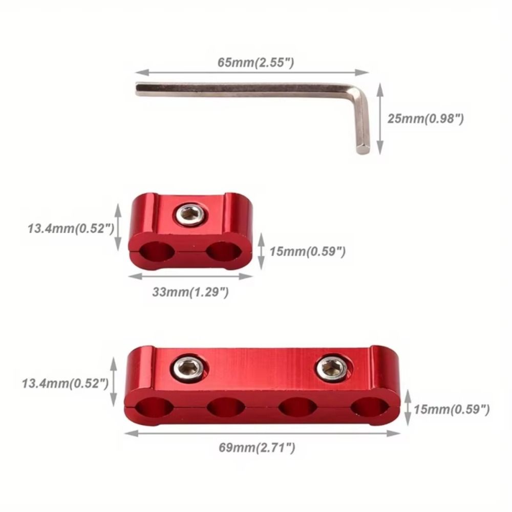 3pcs Cable Management Spark Plug Wire Dividers Three Dividers Wire Separator  Car Modification