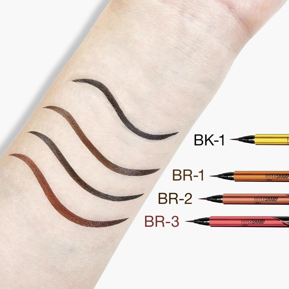 Maybelline HypeR ShaRp LineR R Bk 1 Jet Black Liquid eyeLineR 0.01mm