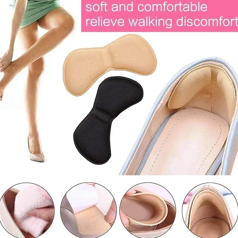 12Pcs Self-Adhesive Heel Cushion Pads for Pain Relief Anti Wear Foot Care Protector Gel Insoles Patch Cracked Heel Support