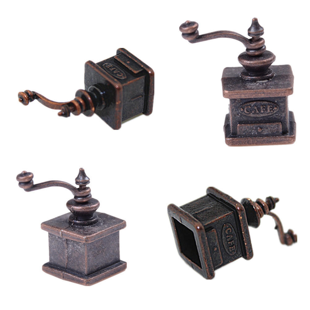 1/12 Dollhouse Miniature Kitchen Vintage Coffee Grinder For Doll Gift Wholesale