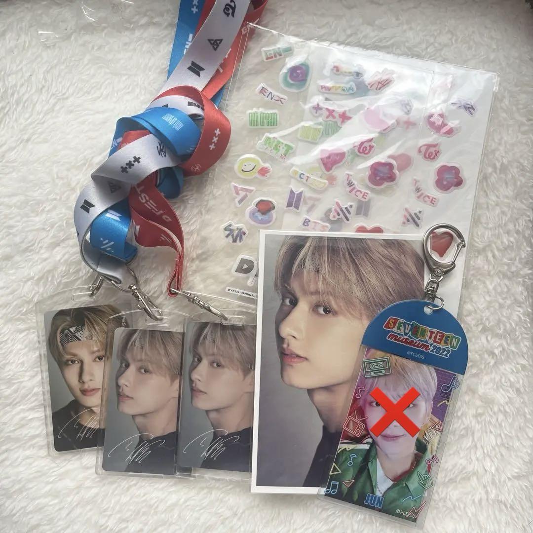 

[USED] SEVENTEEN Jun dfesta trading card sticker set Haneda Osaka