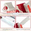 2 Inch Wide Red Packing Tape with Dispenser Heavy Duty Shipping Tape for Packaging Large Commercial Grade Grade Packing Tool